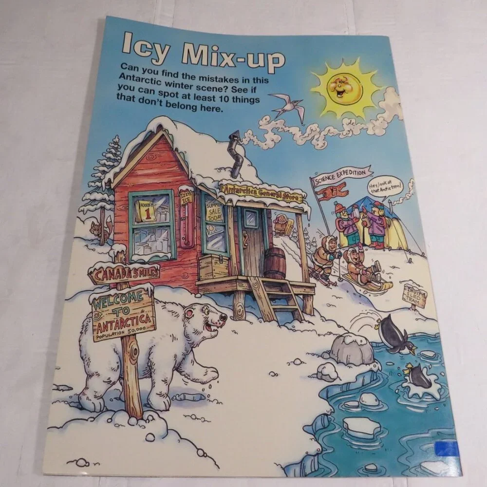 BIG SCIENCE Scholastic (almost 2 feet tall) Icy Habitats CLASSROOM SIZE